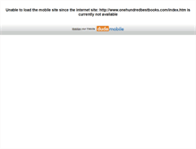 Tablet Screenshot of onehundredbestbooks.com